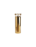 Mid-Century Modern Brass Vase by Pierre Forsell for Skultuna
