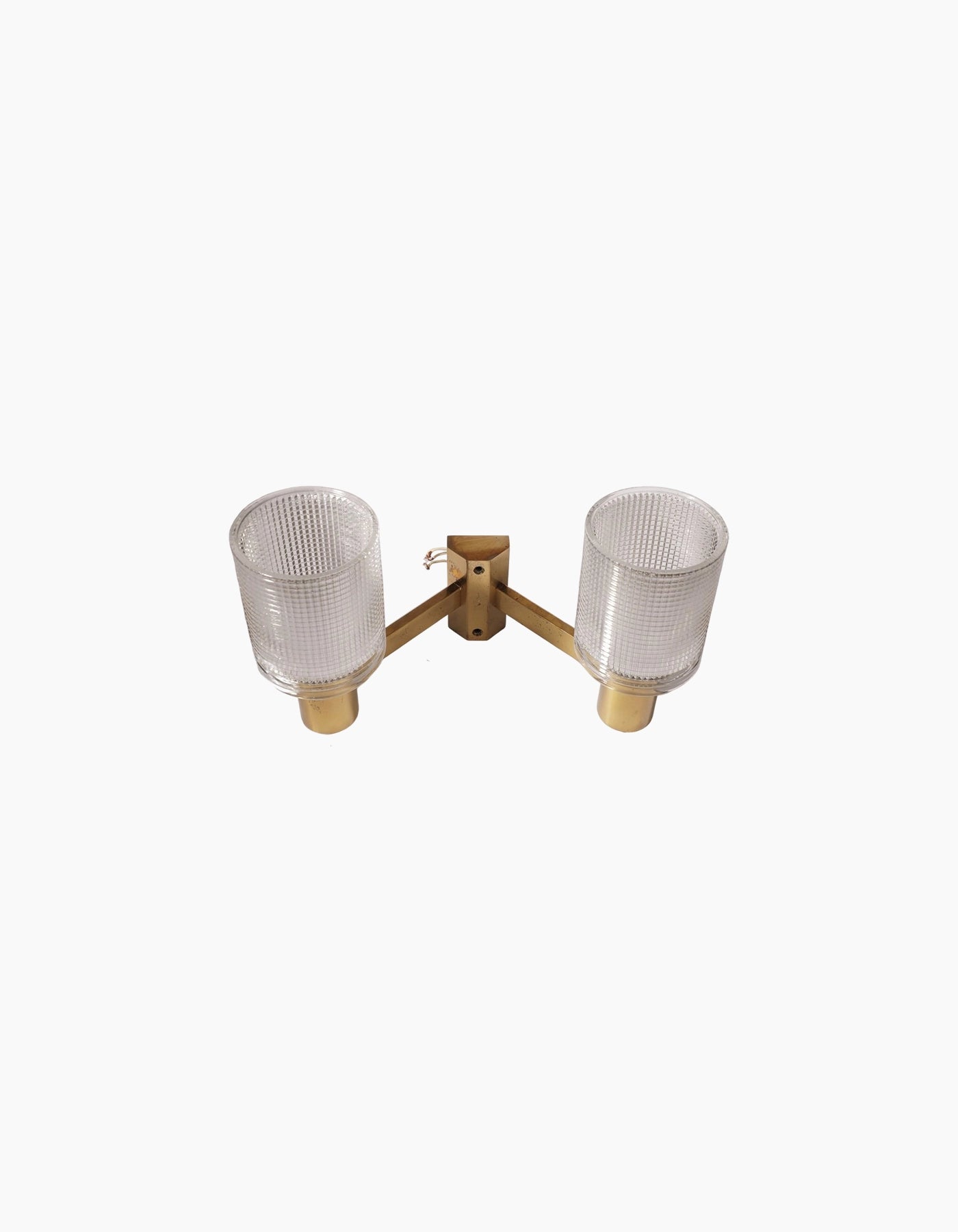 Mid-Century Modern Sconces by Carl Fagerlund for Orrefors, Set of 2