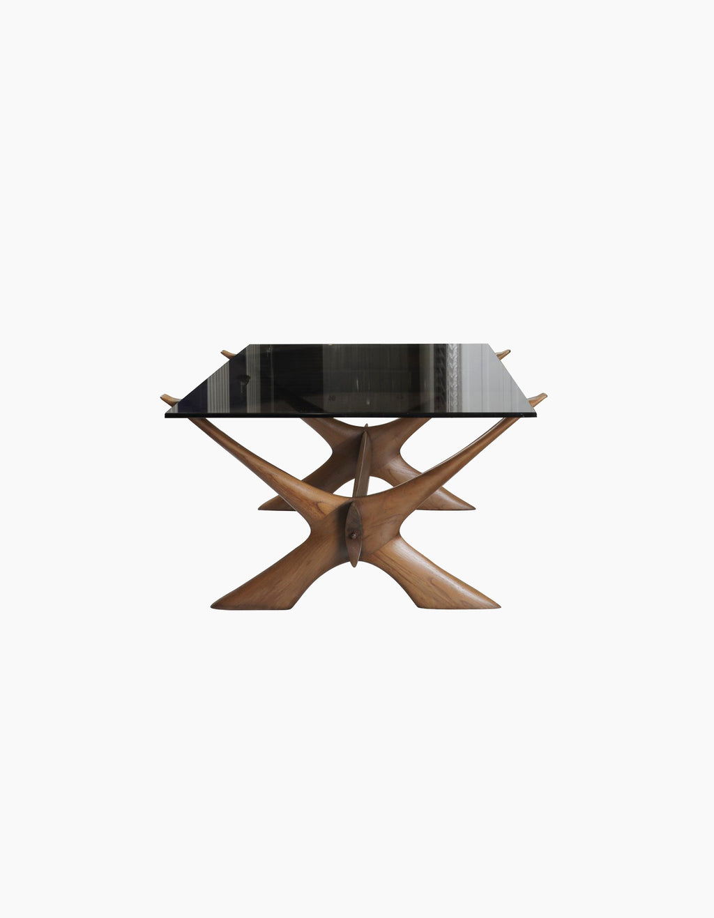 Mid-Century Modern Teak and Glass Coffee Table by Fredrik Schriever-Abeln for Örebro Glass