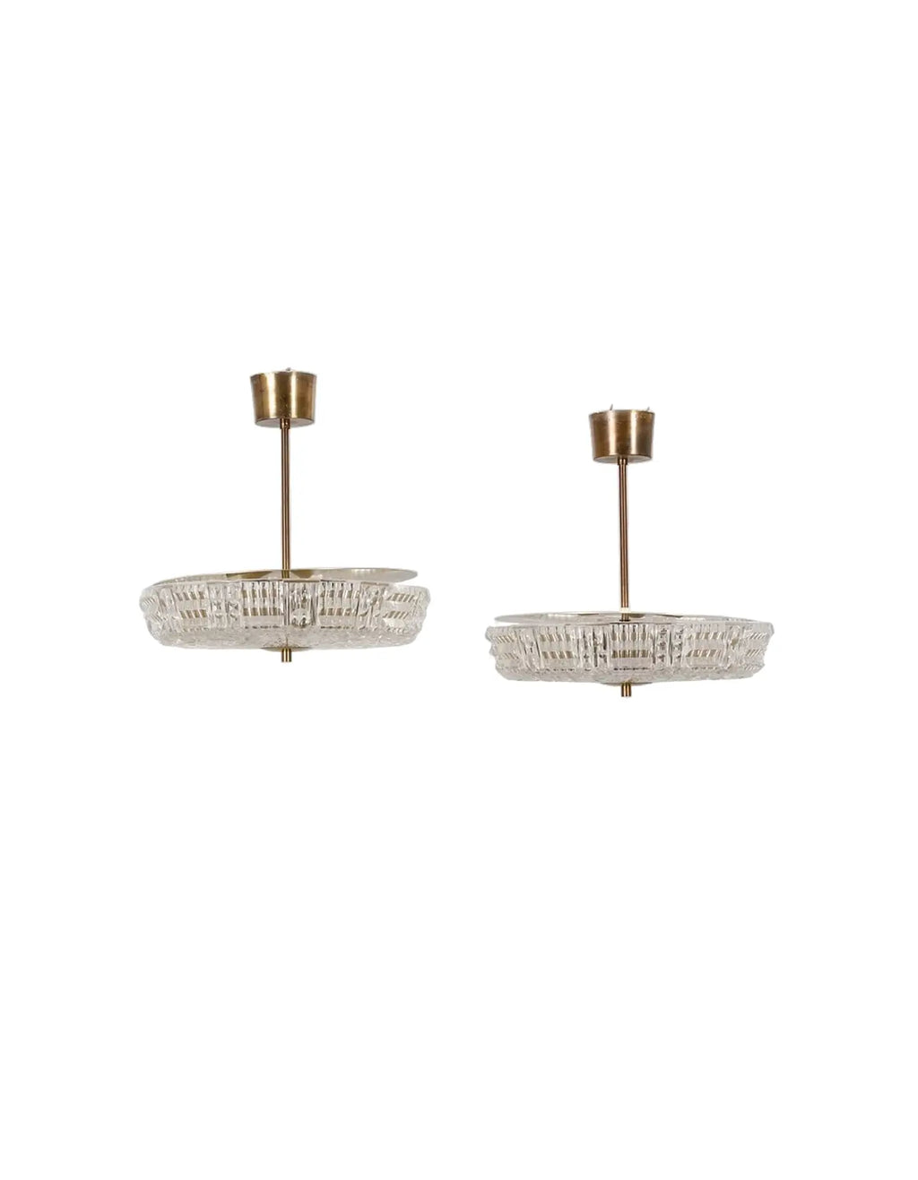 A Pair of Ceiling Lamps by Carl Fagerlund Orrefors, 1960s